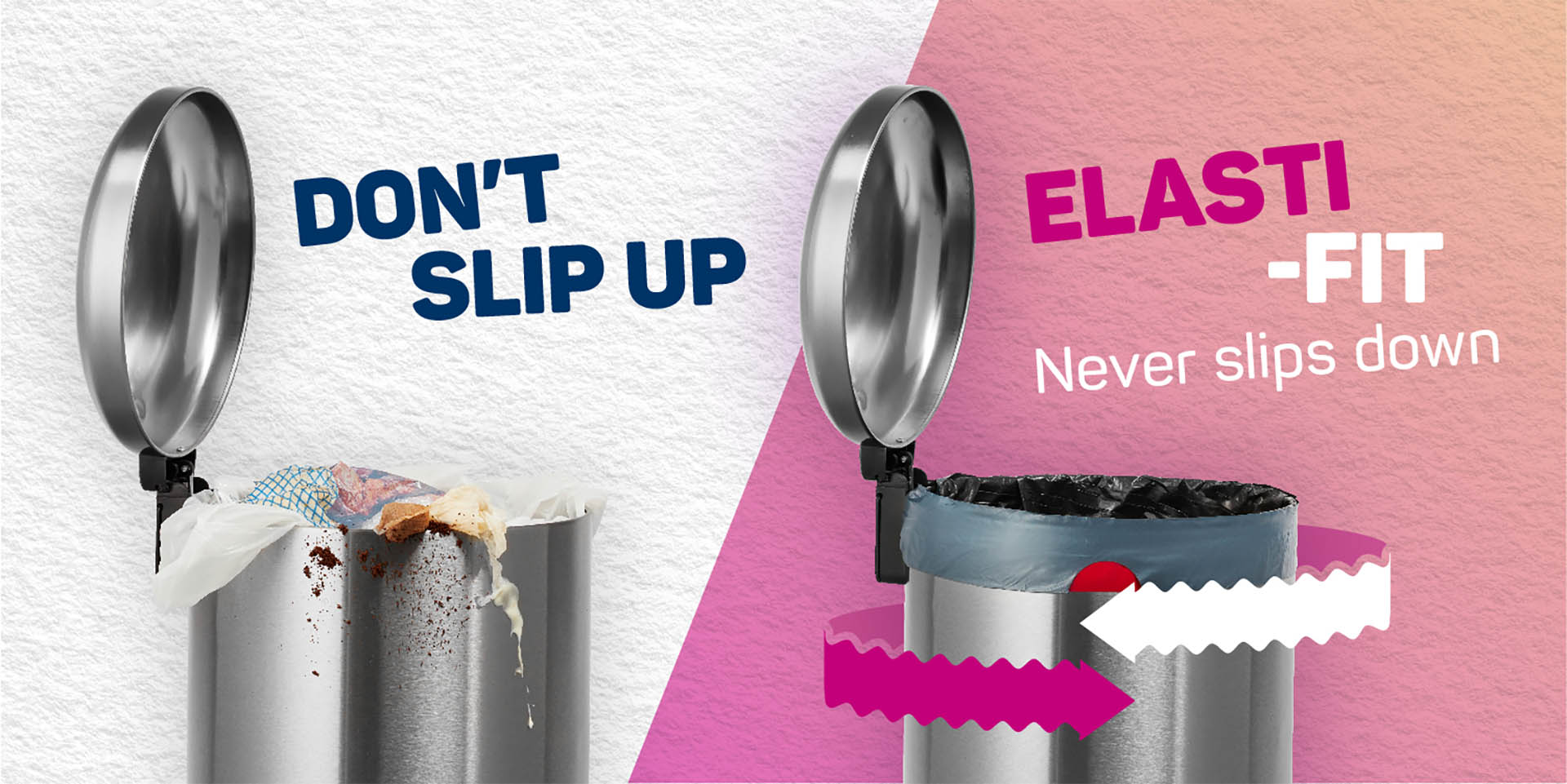 elasti-fit bin liners problem solution